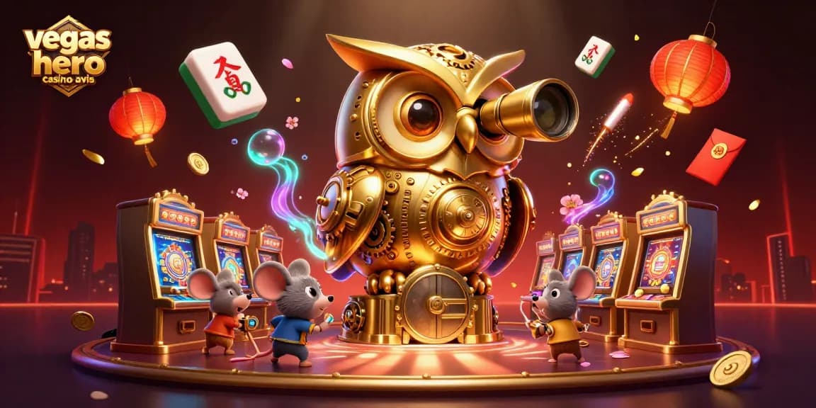 Information pertinente sur vegas hero casino avis avec des éléments de jeu animés.